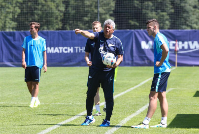 Газпром»-тренировочные сборы в Австрии: утренняя тренировка 2 июля