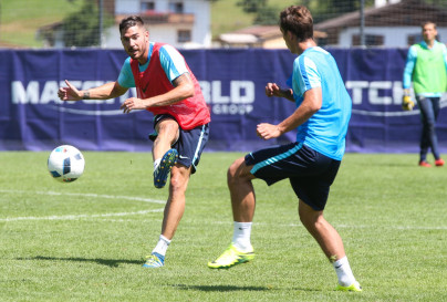 Газпром»-тренировочные сборы в Австрии: утренняя тренировка 2 июля