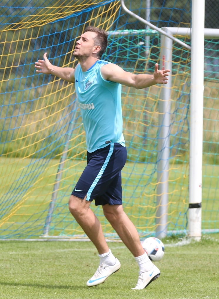 «Газпром»-тренировочные сборы в Швейцарии: утренняя тренировка 11 июля