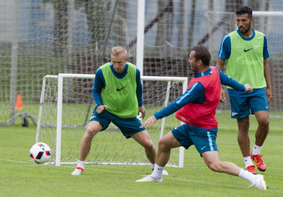 Открытая тренировка «Зенита» перед матчем за Суперкубок