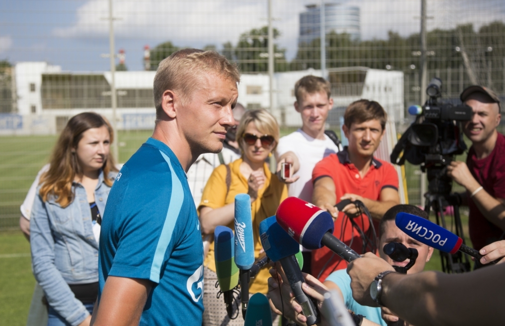 Открытая тренировка «Зенита» перед матчем с «Локомотивом»