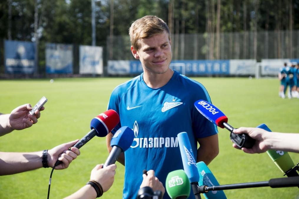 Открытая тренировка «Зенита» перед матчем с «Локомотивом»