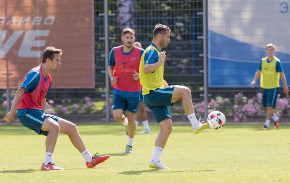 Открытая тренировка «Зенита» перед матчем с «Локомотивом»