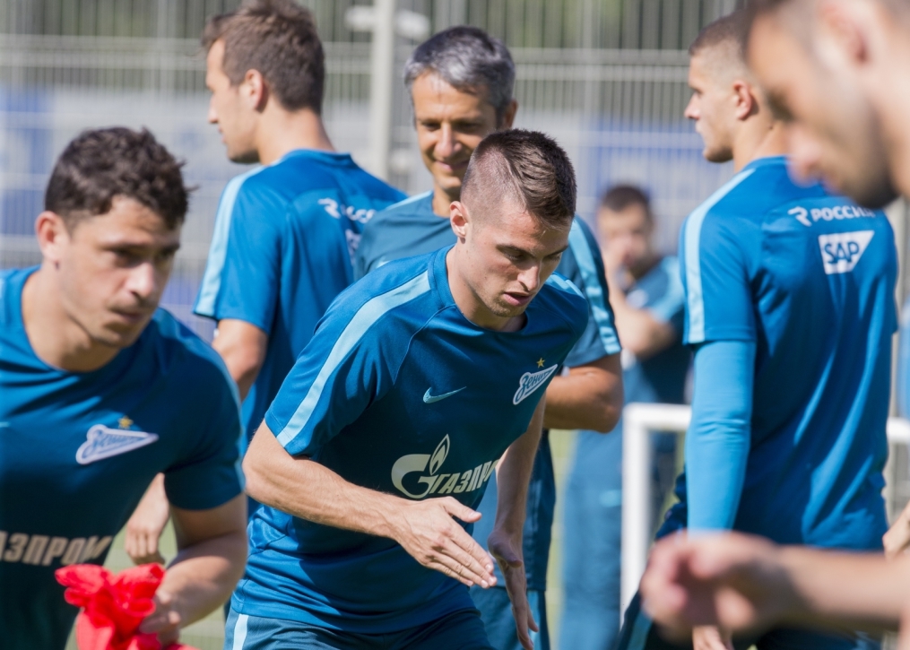 Открытая тренировка «Зенита» перед матчем с «Локомотивом»