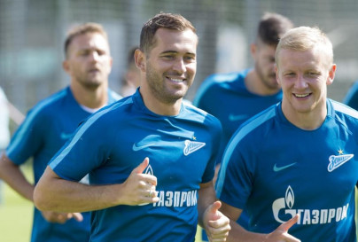 Открытая тренировка «Зенита» перед матчем с «Локомотивом»