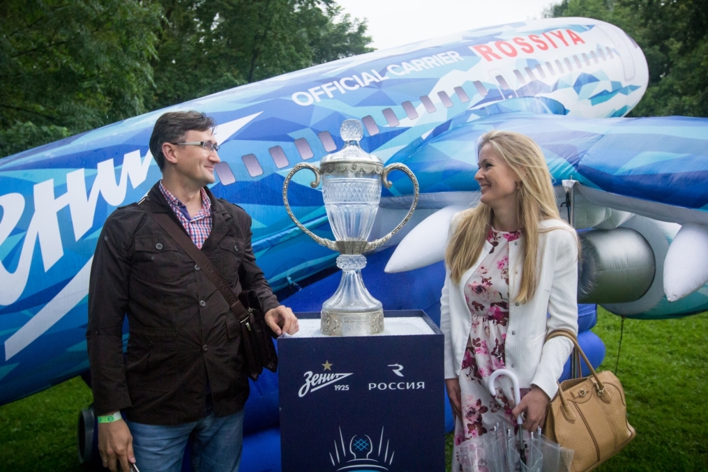 Фан-зона «Зенита» на международном фестивале Усадьба Jazz 2016