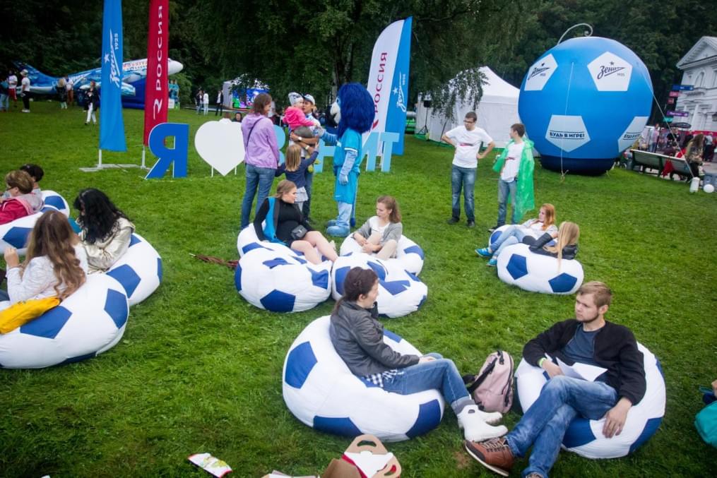 Фан-зона «Зенита» на международном фестивале Усадьба Jazz 2016