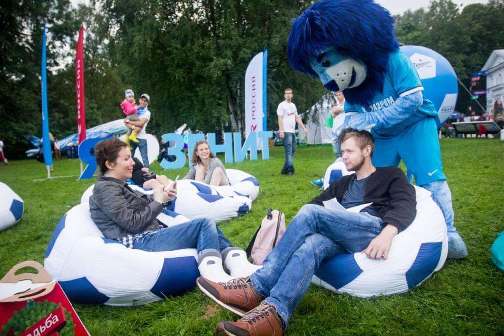 Фан-зона «Зенита» на международном фестивале Усадьба Jazz 2016