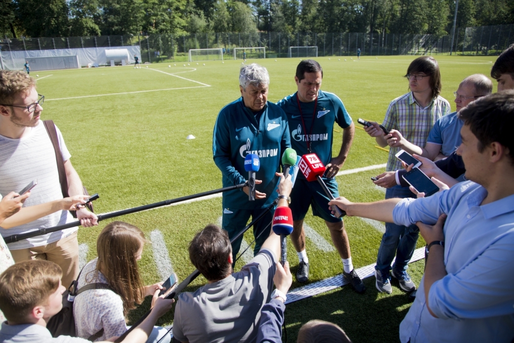Открытая тренировка «Зенита» перед матчем с «Уфой»