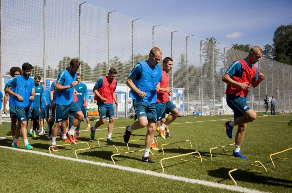 Открытая тренировка «Зенита» перед матчем с «Уфой»