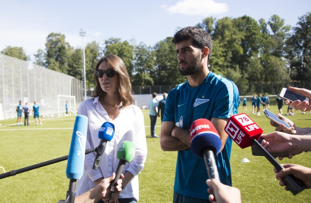 Открытая тренировка «Зенита» перед матчем с «Уфой»