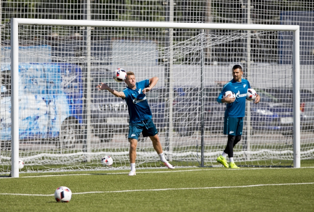 Открытая тренировка «Зенита» перед матчем с «Уфой»