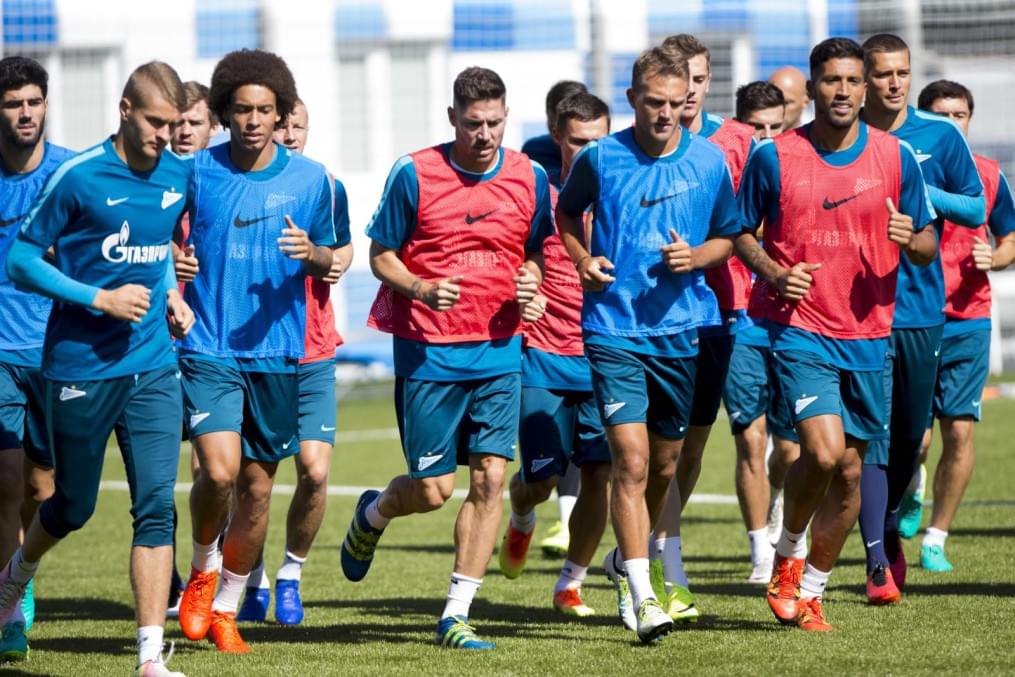 Открытая тренировка «Зенита» перед матчем с «Уфой»