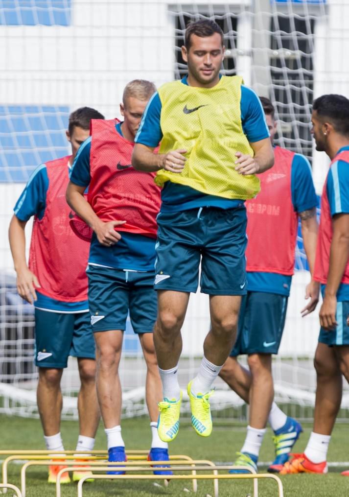 Открытая тренировка «Зенита» перед матчем с «Уфой»