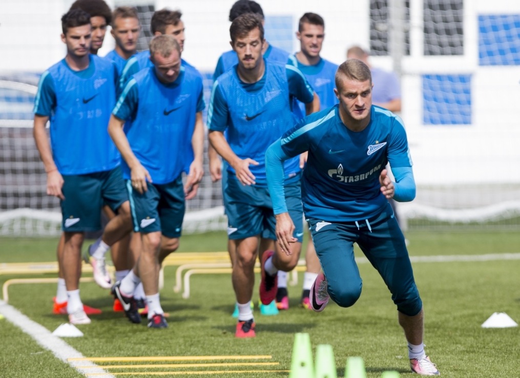 Открытая тренировка «Зенита» перед матчем с «Уфой»