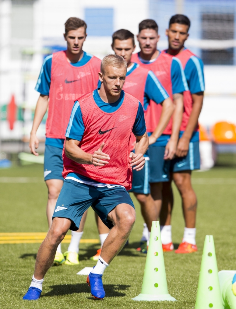 Открытая тренировка «Зенита» перед матчем с «Уфой»