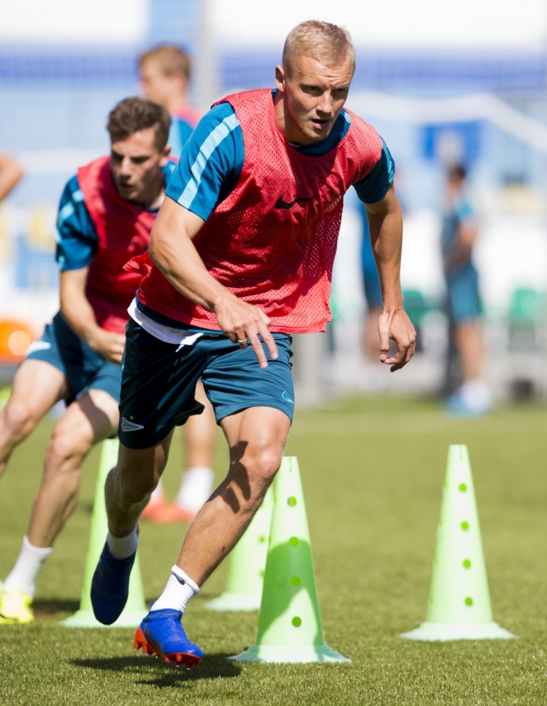 Открытая тренировка «Зенита» перед матчем с «Уфой»