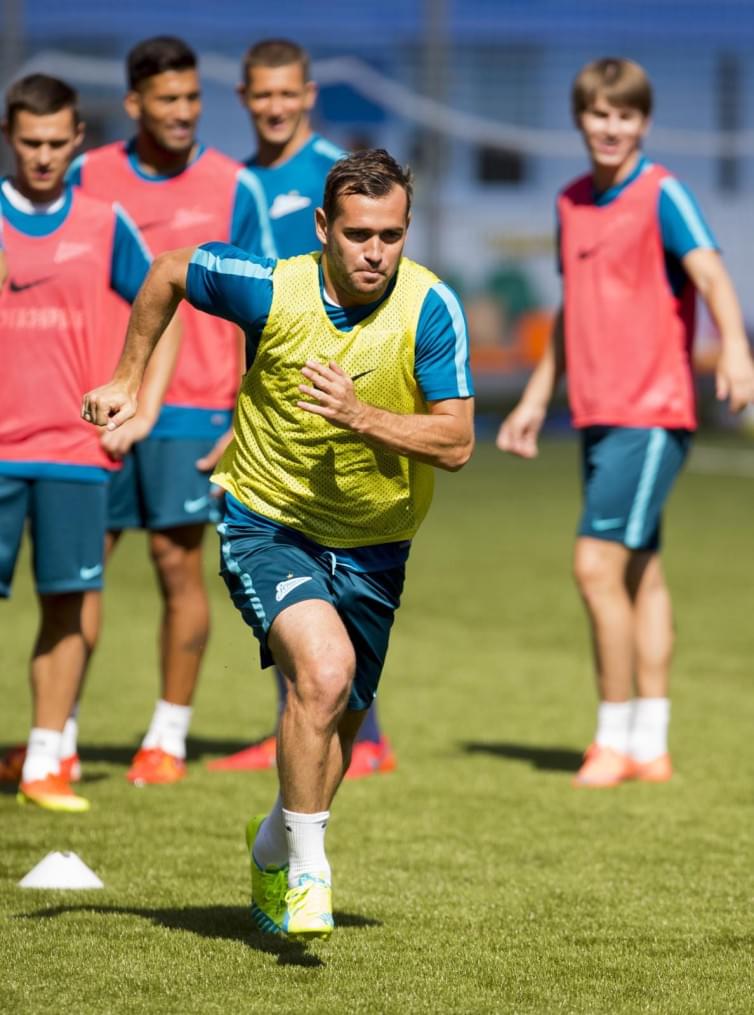 Открытая тренировка «Зенита» перед матчем с «Уфой»