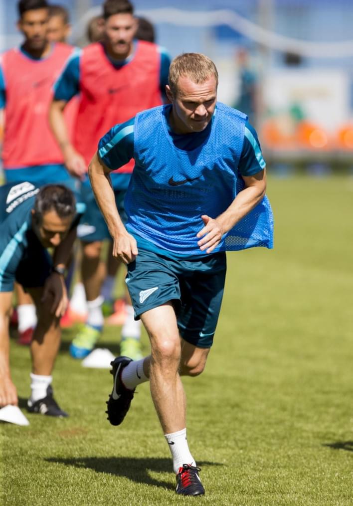 Открытая тренировка «Зенита» перед матчем с «Уфой»