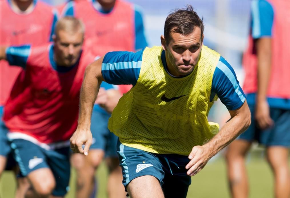 Открытая тренировка «Зенита» перед матчем с «Уфой»