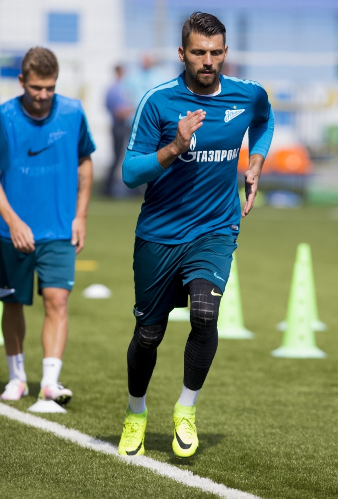 Открытая тренировка «Зенита» перед матчем с «Уфой»