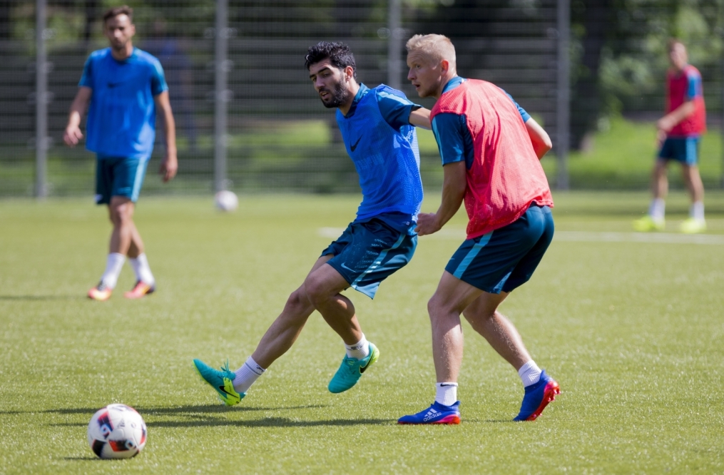 Открытая тренировка «Зенита» перед матчем с «Уфой»