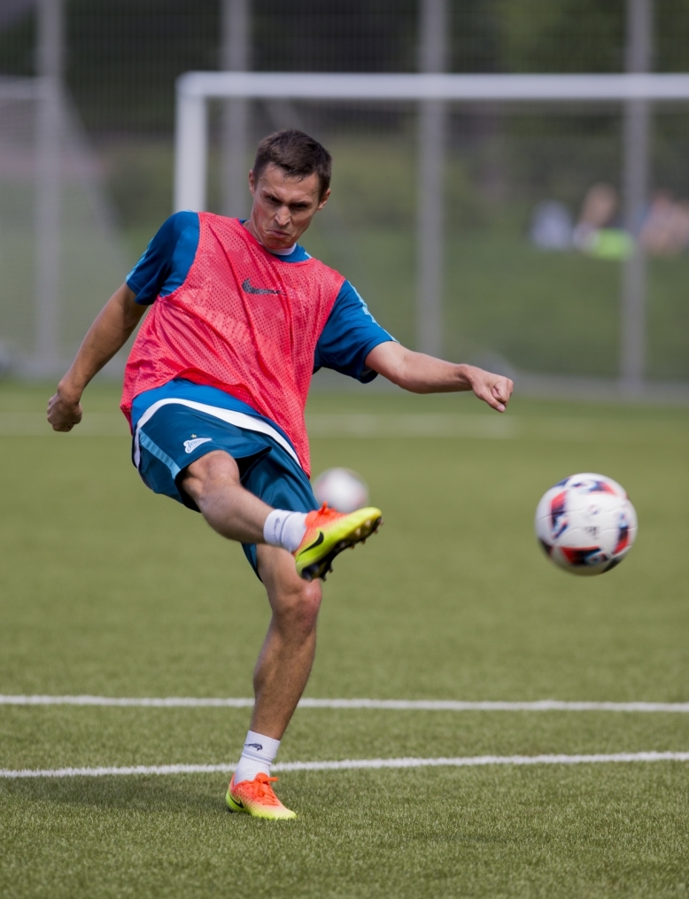 Открытая тренировка «Зенита» перед матчем с «Уфой»