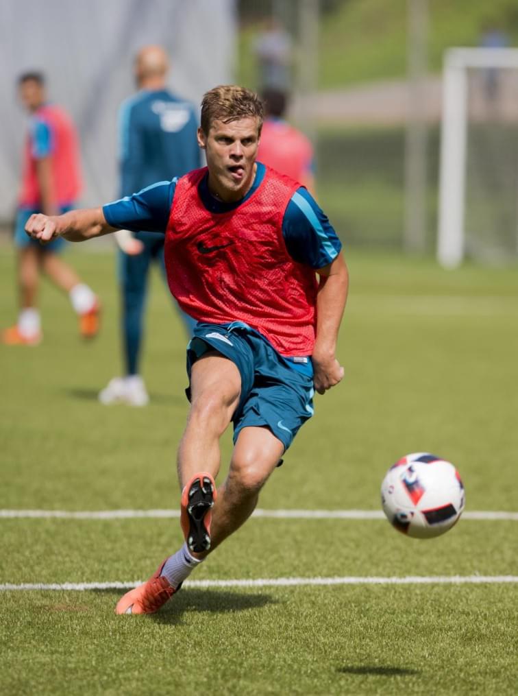 Открытая тренировка «Зенита» перед матчем с «Уфой»