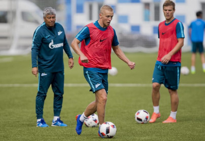 Открытая тренировка «Зенита» перед матчем с «Уфой»