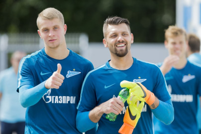 Открытая тренировка «Зенита» перед матчем с «Уфой»