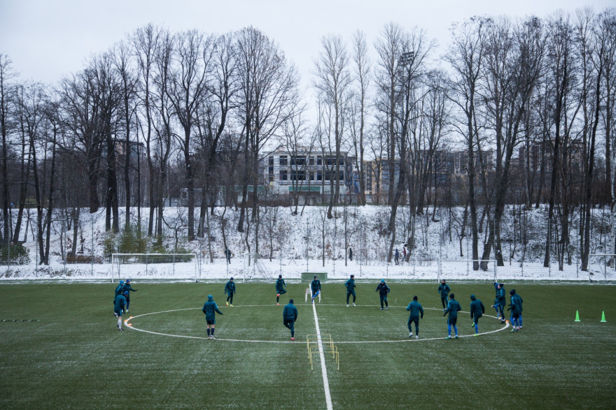 Тренировка «Зенита»-2 перед матчем с «Тюменью»