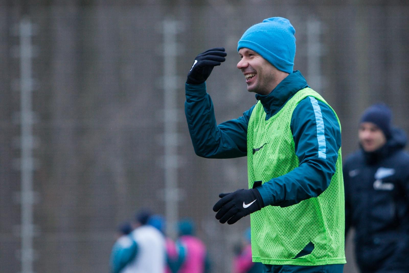 Тренировка «Зенита»-2 перед матчем с «Тюменью»