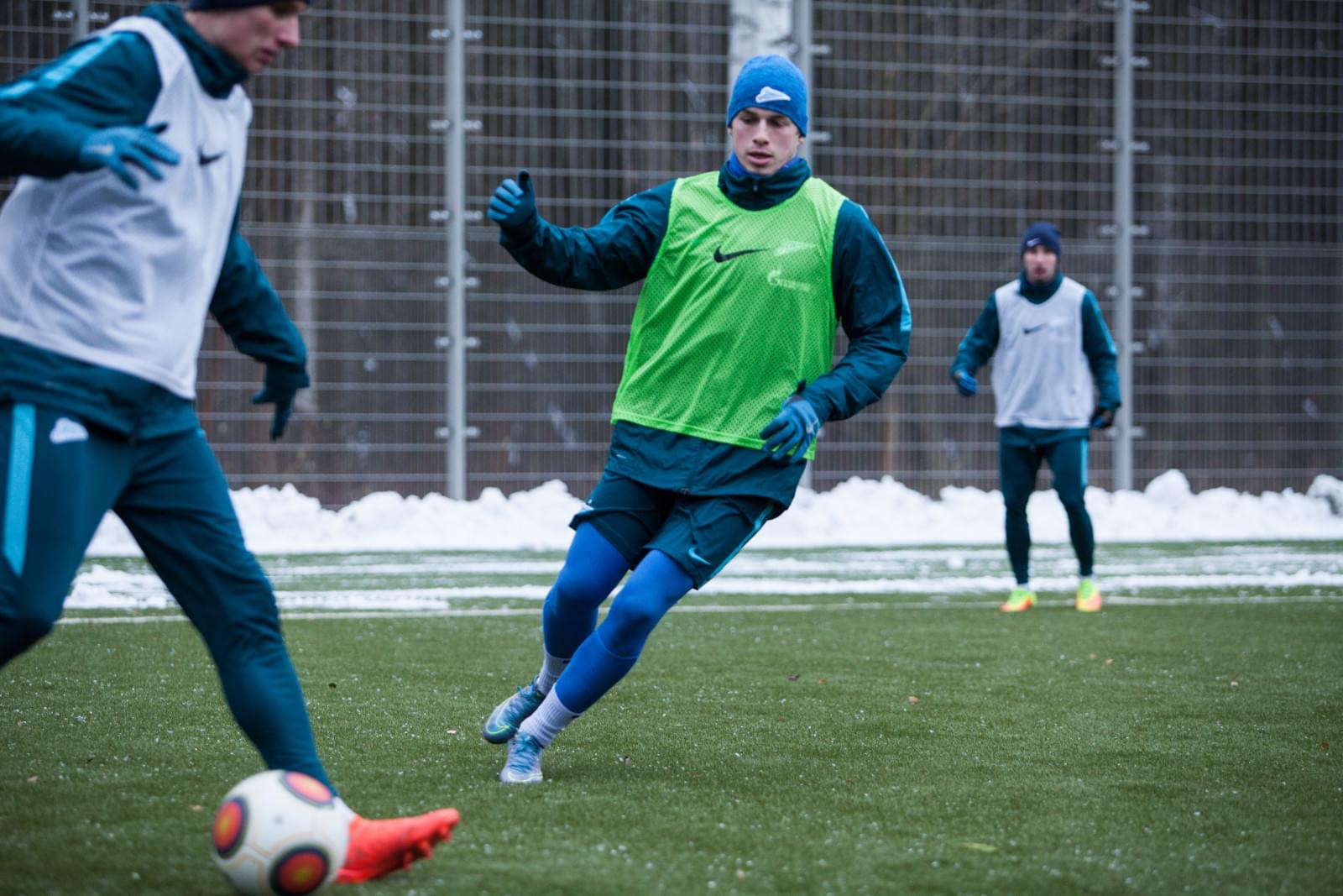 Тренировка «Зенита»-2 перед матчем с «Тюменью»