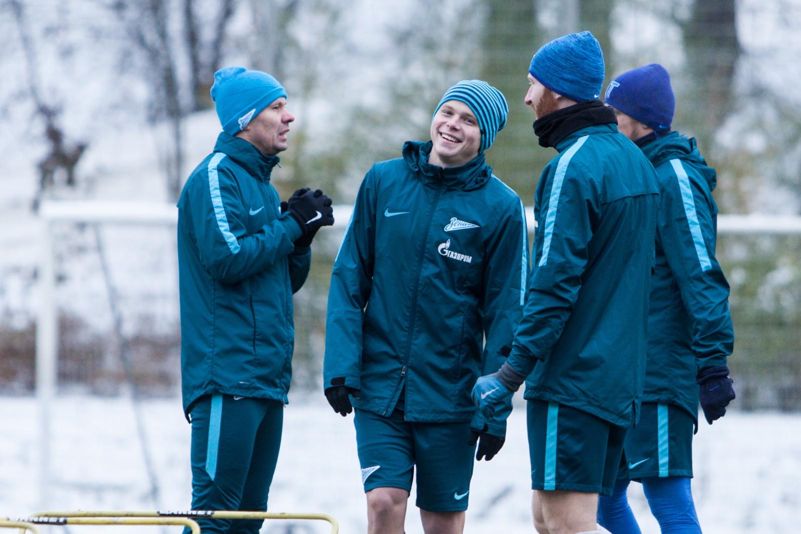 Тренировка «Зенита»-2 перед матчем с «Тюменью»