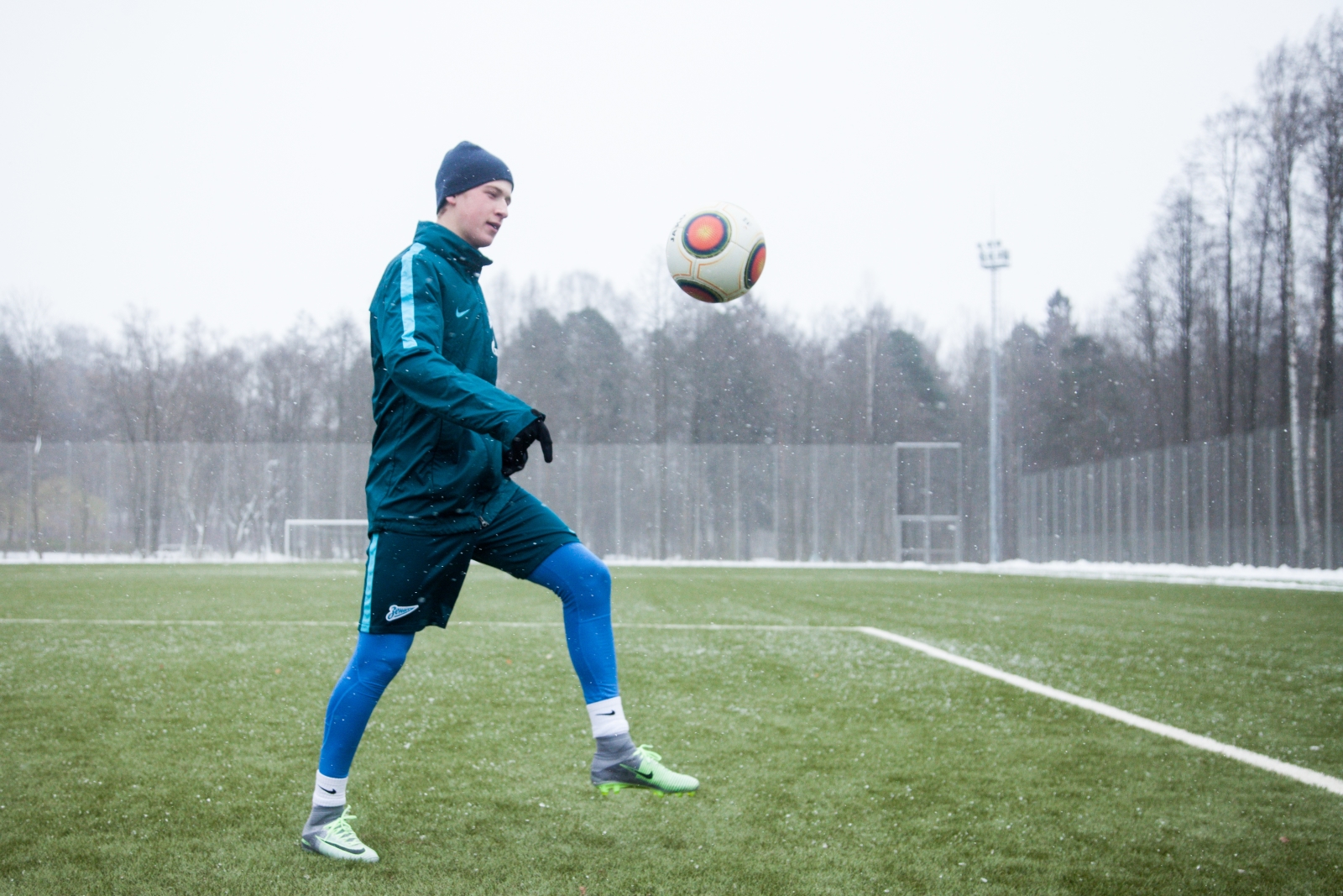 Тренировка «Зенита»-2 перед матчем с «Тюменью»