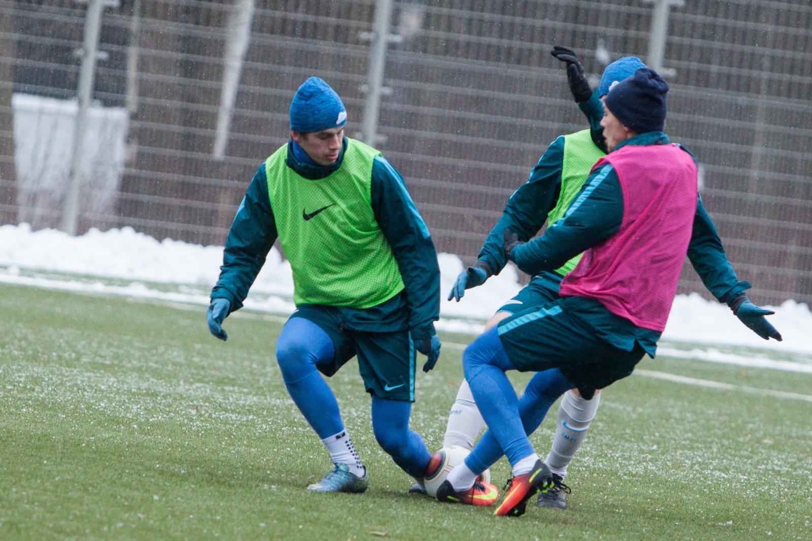 Тренировка «Зенита»-2 перед матчем с «Тюменью»