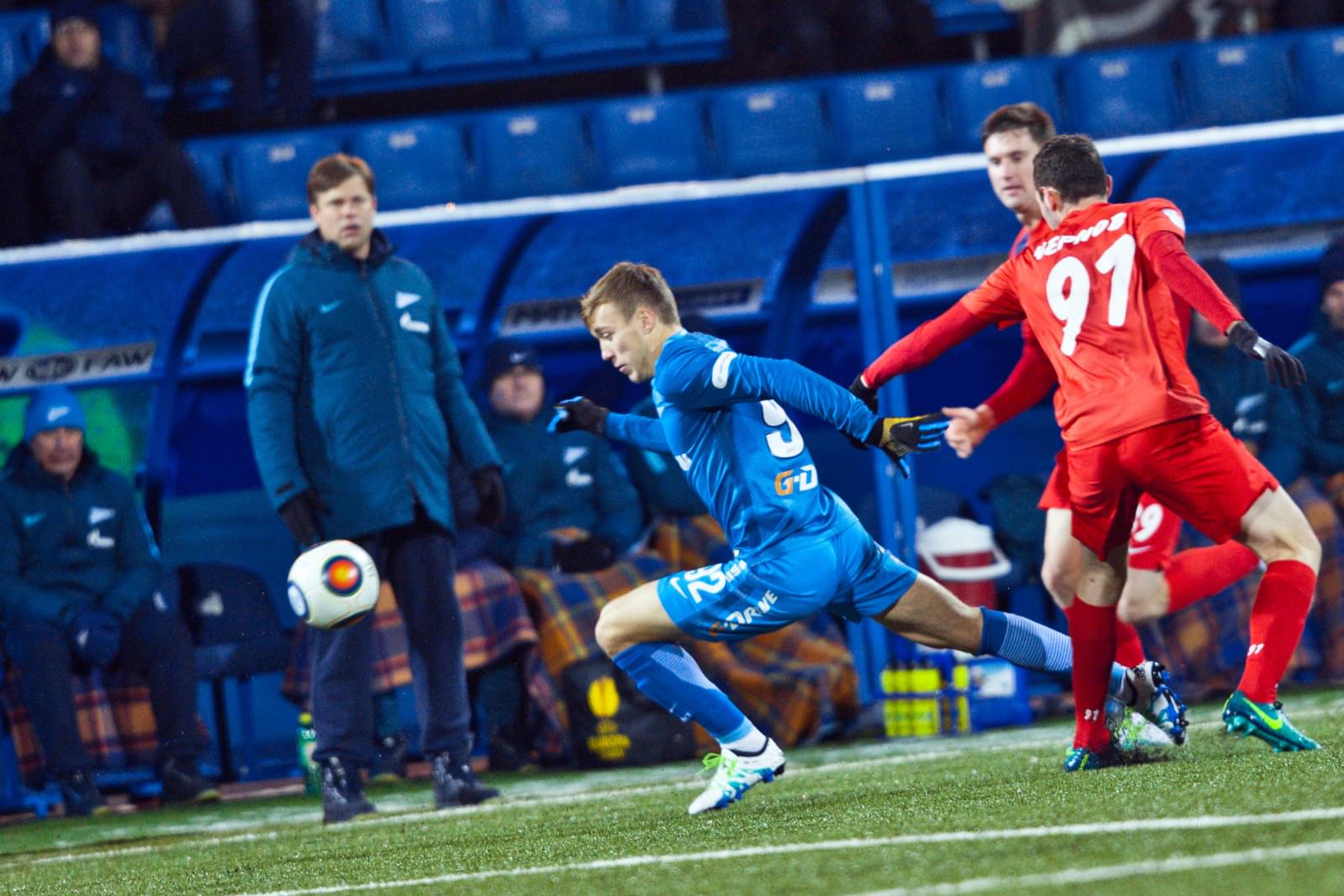 ФОНБЕТ- Первенство России 2016/17, «Зенит»-2 — «Енисей»