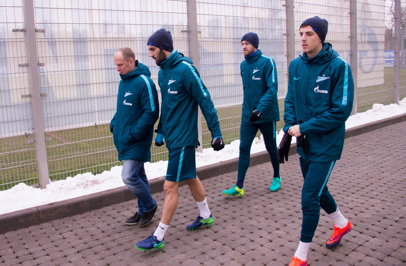 Тренировка сине-бело-голубых перед матчем с «Крыльями Советов»: фоторепортаж из «Газпром — тренировочного центра»