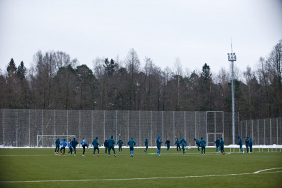 Тренировка «Зенита»-2 перед матчем с «Динамо»