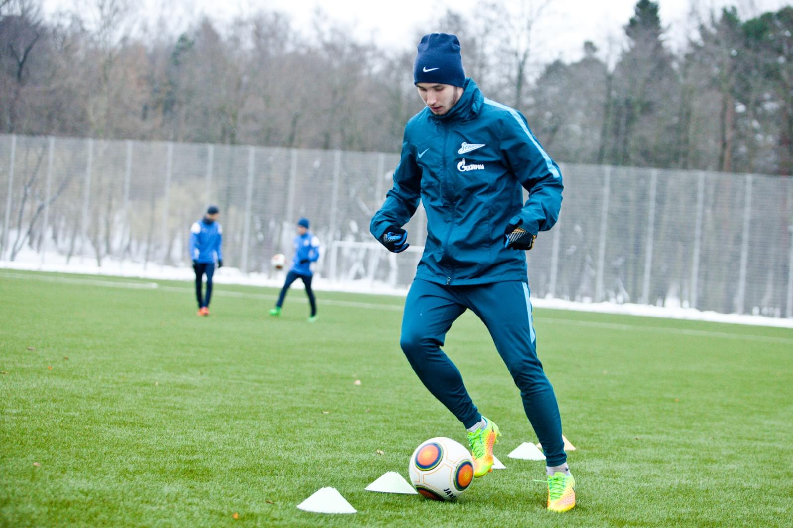 Тренировка «Зенита»-2 перед матчем с «Динамо»