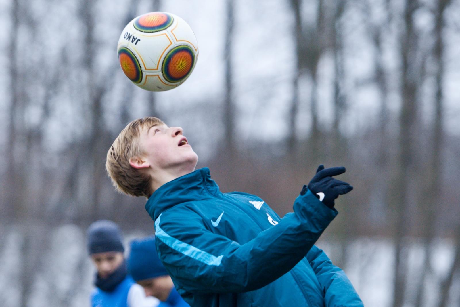 Тренировка «Зенита»-2 перед матчем с «Динамо»