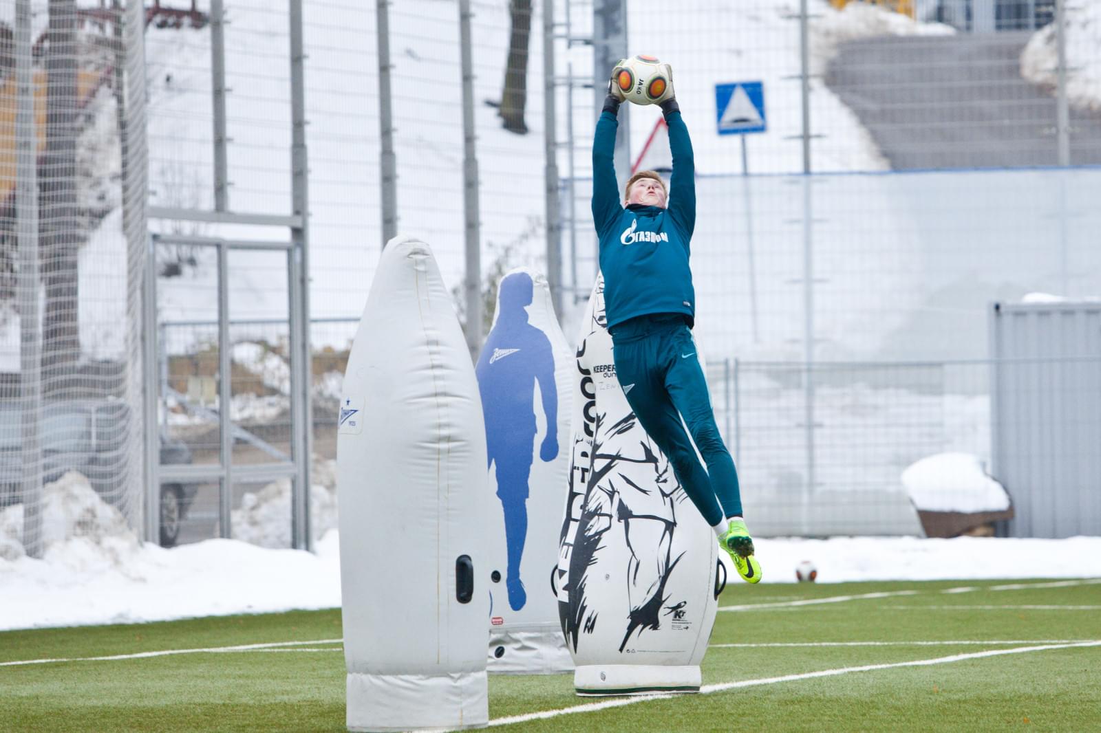 Тренировка «Зенита»-2 перед матчем с «Динамо»