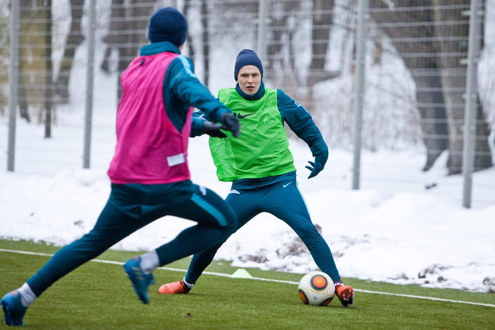 Тренировка «Зенита»-2 перед матчем с «Динамо»
