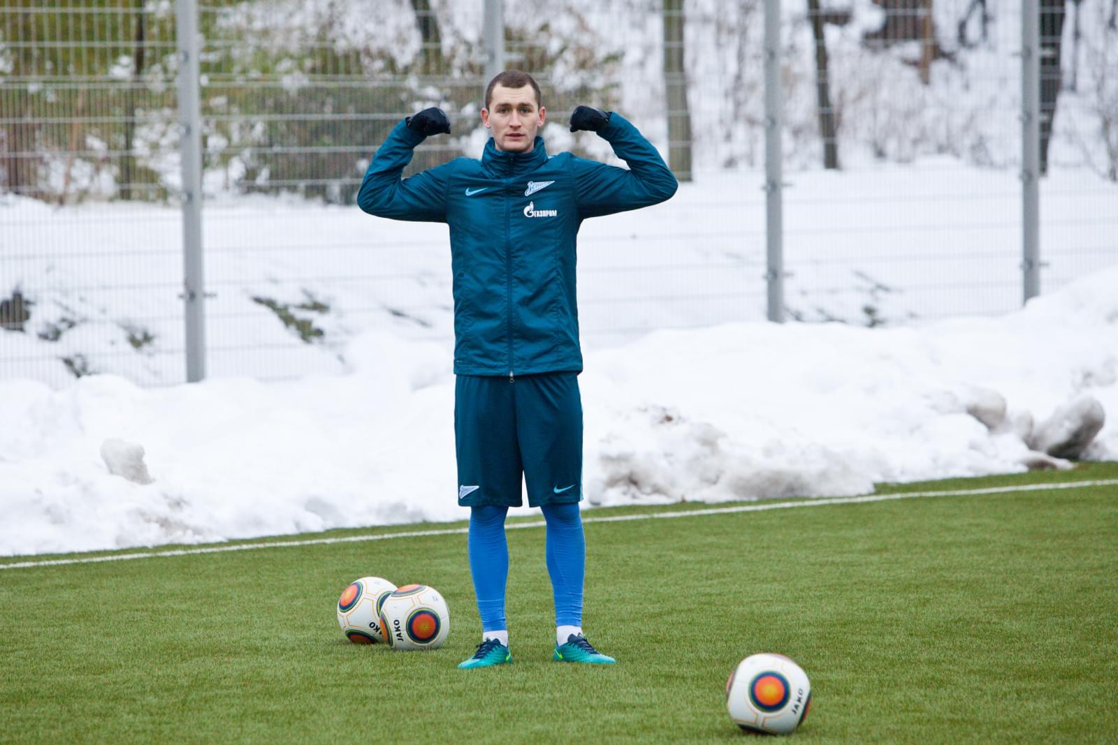 Тренировка «Зенита»-2 перед матчем с «Динамо»