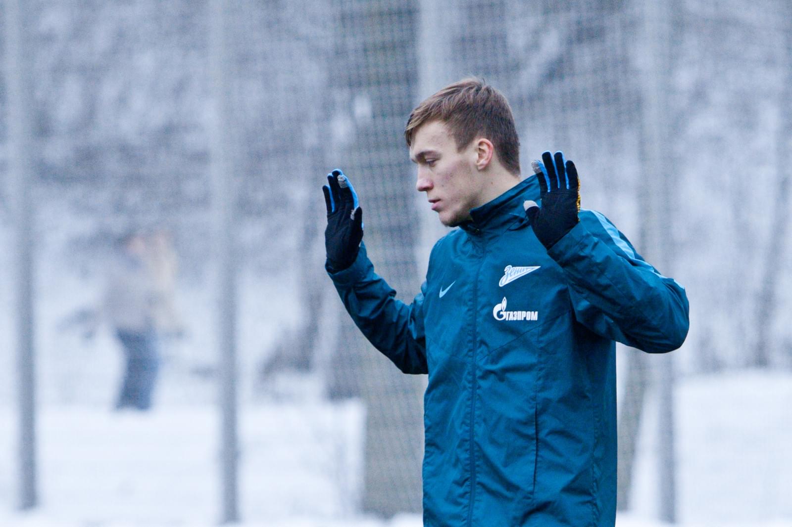 Тренировка «Зенита»-2 перед матчем с «Динамо»