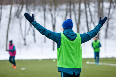 Тренировка «Зенита»-2 перед матчем с «Динамо»