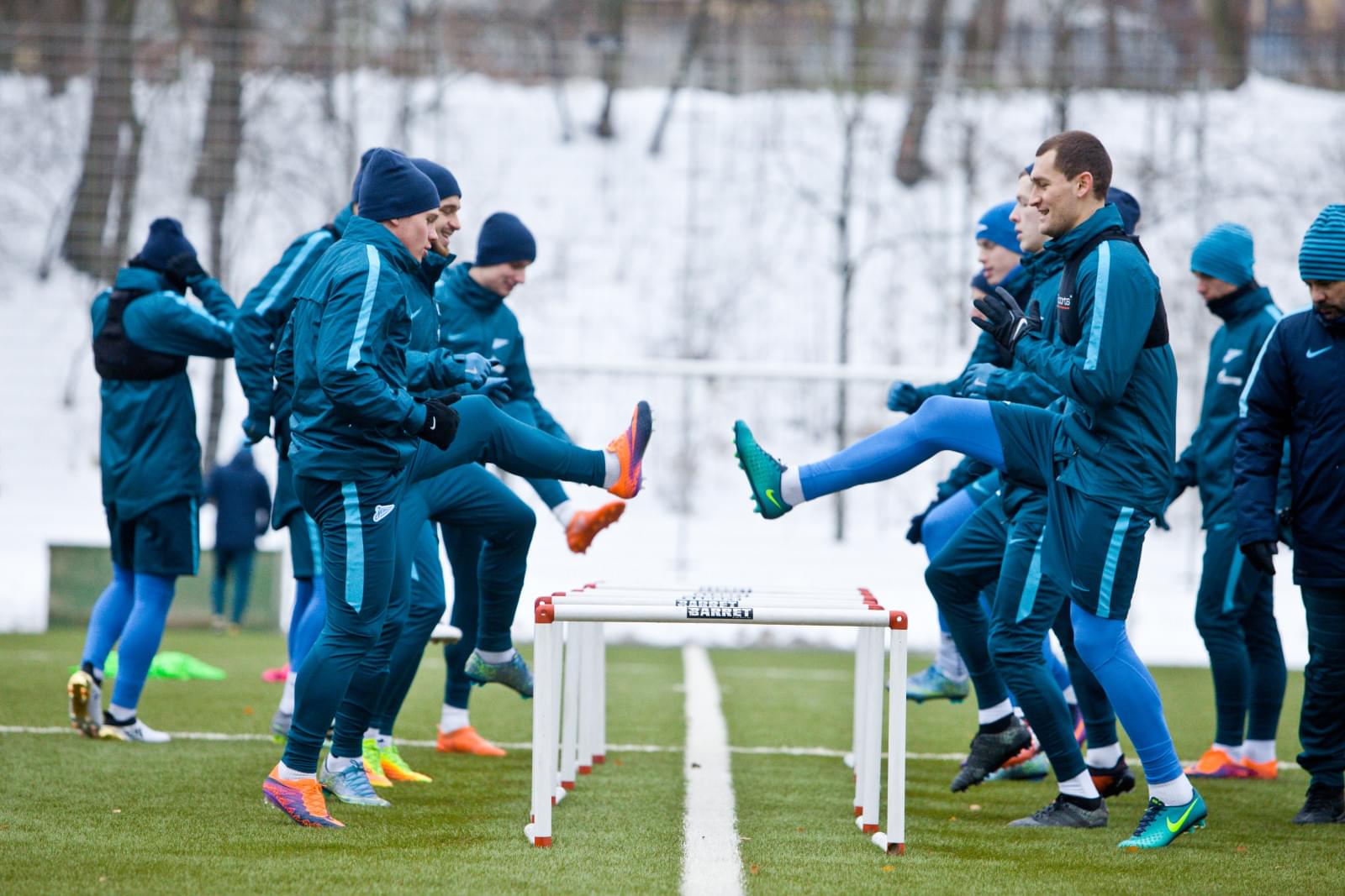 Тренировка «Зенита»-2 перед матчем с «Динамо»