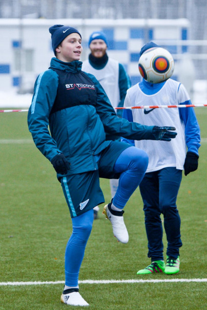 Тренировка «Зенита»-2 перед матчем с «Динамо»