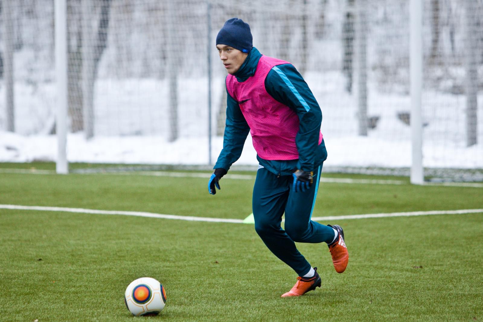 Тренировка «Зенита»-2 перед матчем с «Динамо»