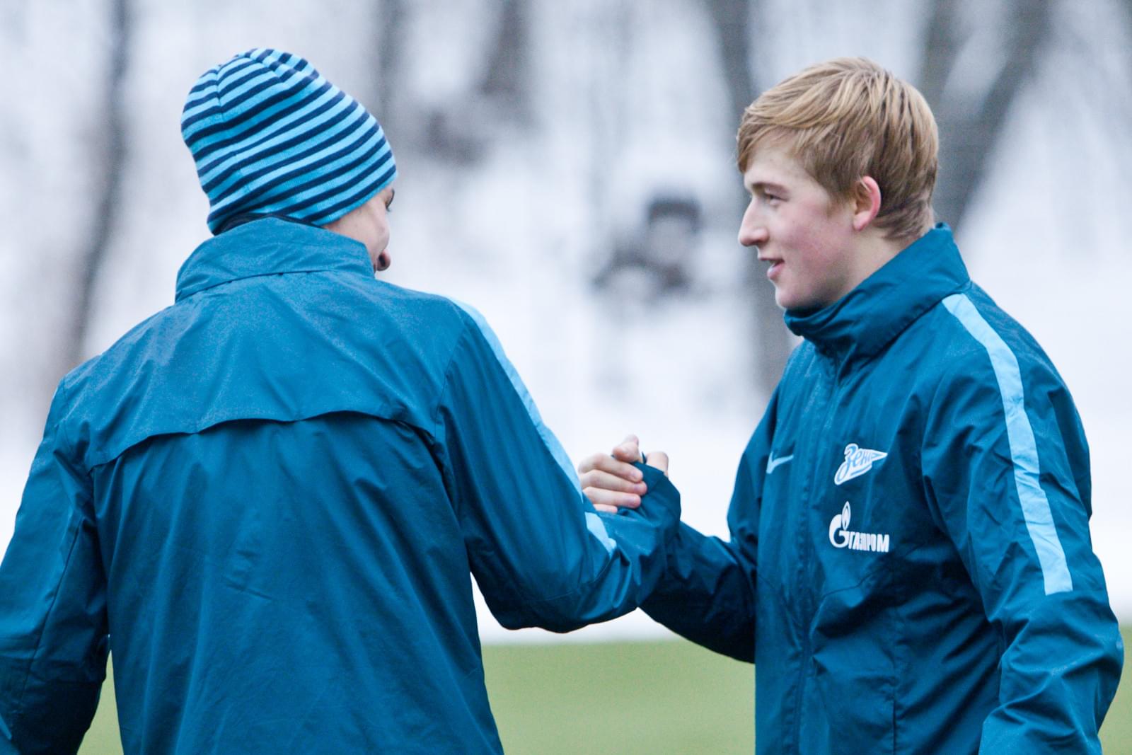 Тренировка «Зенита»-2 перед матчем с «Динамо»